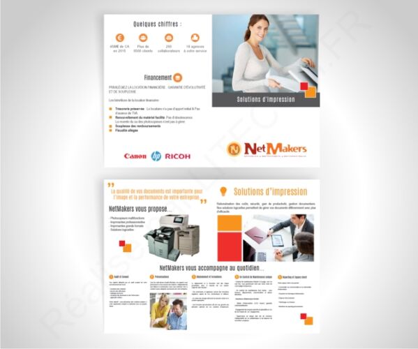 Dépliant Netmakers